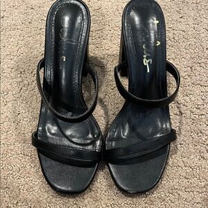 Lulus Black Women's block Heel